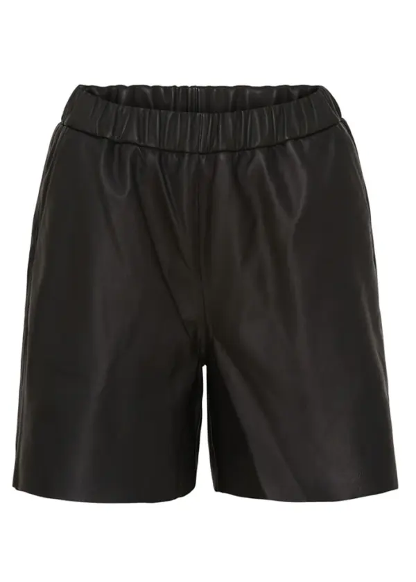 NOTYZ Leather Shorts Black 11193