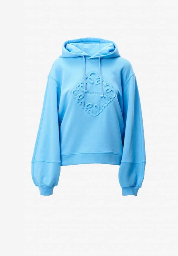 Lala Berlin Hoodie Ipalina Diamond Azure Blue